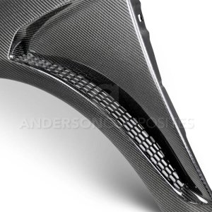 Ford Focus Fender - Front - Anderson Composites - Type-GR - Carbon Fiber - `16-`18